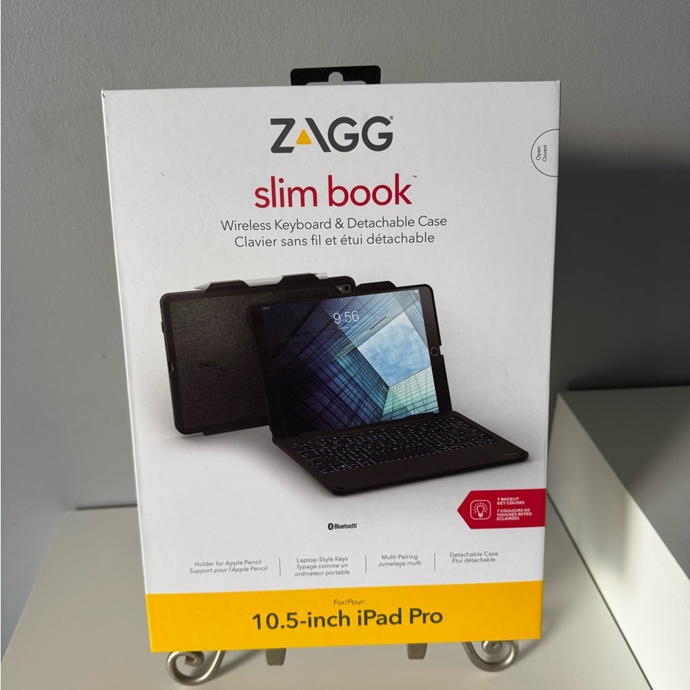 ZAGG Slim Book Wireless Keyboard for iPad Pro - Black